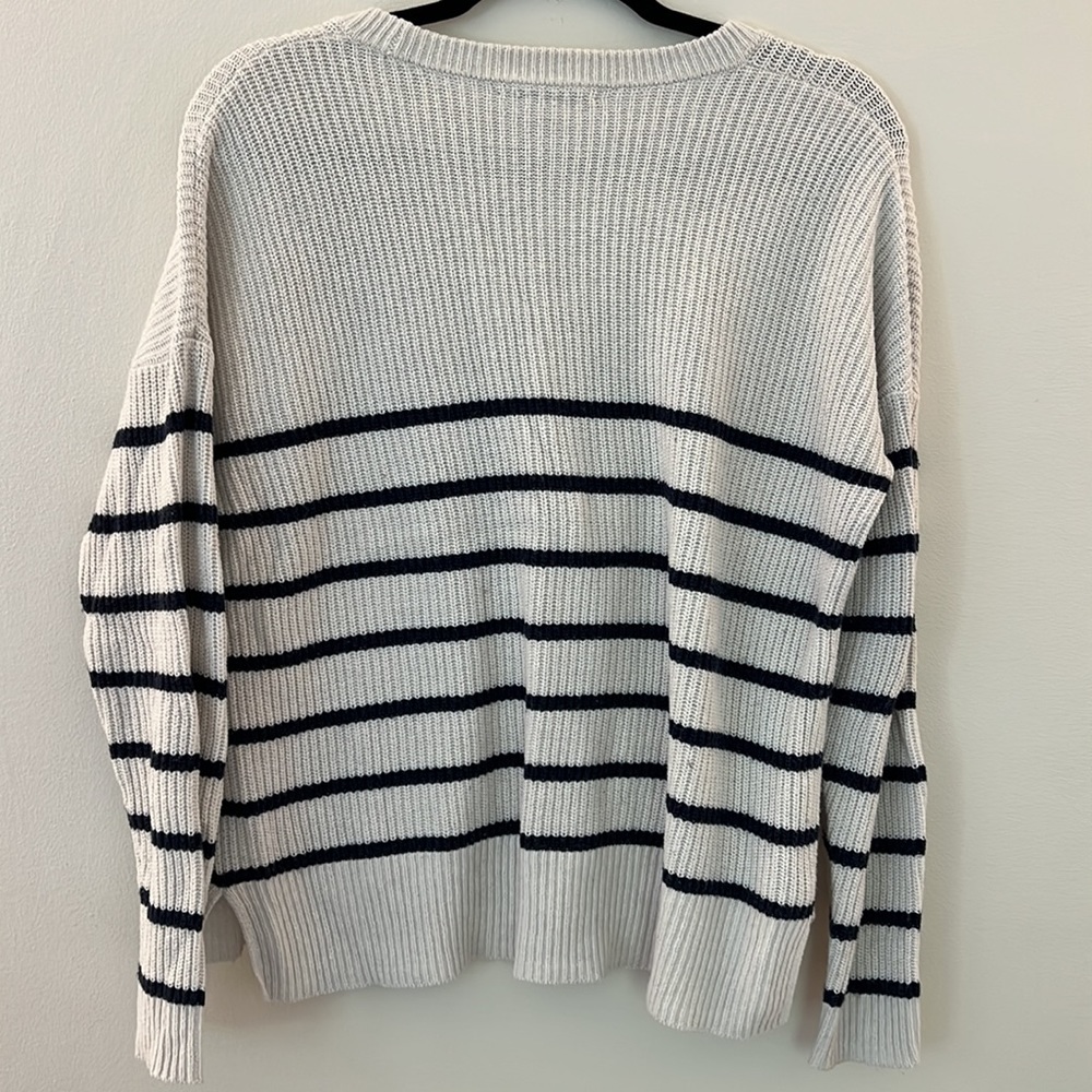 Madewell Thompson Pocket Pullover Striped Sweater - Picture 5 of 5